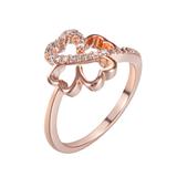 Coper Cubic Zirconia Ring CR094 VNISTAR Copper Cubic Zirconia Rings