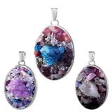 Alloy Semi-precious Stones Pendant HA010 VNISTAR Life Tree Pendants