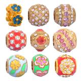 50pcs/bag Mix Designs Stainless Steel Beads MC012 VNISTAR Metal Charms
