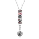 Steel Beaded Necklace N070 VNISTAR Steel Beaded Necklaces