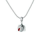 Stainless Steel Double Emoji Charms Necklace N127 VNISTAR Emoji Steel Necklaces