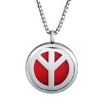 Stainless Steel 30mm Essential Oil Diffuser  Locket Pendant N132-2 VNISTAR Steel Essential Oil Difusser Pendant