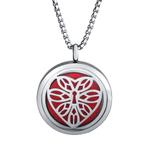 Stainless Steel 30mm Essential Oil Diffuser  Locket Pendant N165-2 VNISTAR Steel Essential Oil Difusser Pendant