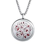Stainless Steel 30mm Essential Oil Diffuser  Locket Pendant N178-2 VNISTAR Steel Essential Oil Difusser Pendant