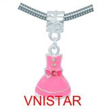 Vnistar Alloy Dress European Beads PBD011 PBD011 VNISTAR Alloy Dangle Charms