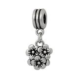 Alloy Flowers European Dangle Beads PBD045 VNISTAR Alloy Dangle Charms