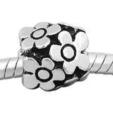 Vnistar Alloy Flowers European Beads PBD046 PBD046 VNISTAR Alloy European Beads