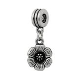 Alloy Flowers European Dangle Beads PBD048 VNISTAR Alloy Dangle Charms