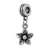 Alloy Flowers European Dangle Beads PBD060 VNISTAR Alloy Dangle Charms