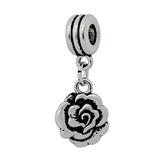 Alloy Flowers European Dangle Beads PBD066 VNISTAR Alloy Dangle Charms