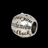 Vnistar love you to the moon and back beads PBD1000 PBD1000 VNISTAR Metal Charms