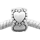 Vnistar antique silver heart spacer beads PBD1016 PBD1016 VNISTAR Metal Charms