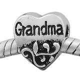 Vnistar metal heart grandma beads PBD1170 PBD1170 VNISTAR Alloy Plain Beads