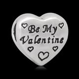 Vnistar Alloy Be My Valentine Heart Beads PBD128 PBD128 VNISTAR Alloy European Beads