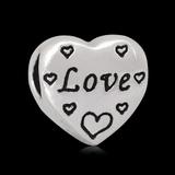 Vnistar Alloy Heart "Love" European Beads PBD160 PBD160 VNISTAR Alloy Plain Beads