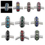 Alloy Crystal European Beads PBD229 VNISTAR Alloy Crystal Stone Beads