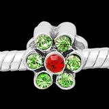 Vnistar flower crystal beads PBD2382 PBD2382 VNISTAR Metal Charms