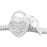 Vnistar metal heart and key beads PBD2389 PBD2389 VNISTAR Metal Charms