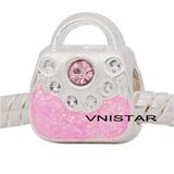 Vnistar sparkly enamel bag beads PBD2502 PBD2502 VNISTAR Alloy Enamel Beads