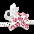 Vnistar Alloy Rabbit Stone European Beads PBD264 PBD264 VNISTAR Alloy European Beads