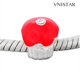 Alloy cupcake European Beads PBD2668 VNISTAR Alloy European Beads