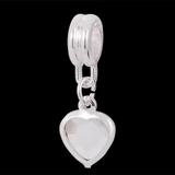 Vnistar Alloy Heart Crystal Dangle European Beads PBD3072 PBD3072 VNISTAR Alloy Dangle Charms