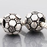 Vnistar Alloy Football European Beads PBD3321 PBD3321 VNISTAR Alloy Plain Beads