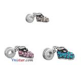 Vnistar Alloy Crystal Shoe European Beads PBD3343 PBD3343 VNISTAR Alloy European Beads