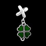 Vnistar lucky shamrock dangle charm PBD350 PBD350 VNISTAR Alloy European Beads