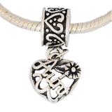 Vnistar heart dangle aunt charm PBD734 PBD734 VNISTAR Metal Charms