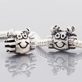 Vnistar metal alloy european crab beads PBD758-2 PBD758-2 VNISTAR Metal Charms