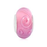 Vnistar pink european glass beads PGB062 PGB062 VNISTAR Copper Core Glass Beads