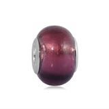 Vnistar light purple european glass beads PGB102-4 PGB102-4 VNISTAR Copper Core Glass Beads
