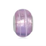 Vnistar pink european glass beads PGB312 PGB312 VNISTAR Alloy European Beads