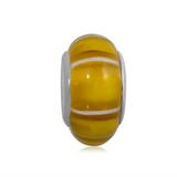 Vnistar yellow european glass beads PGB336-3 PGB336-3 VNISTAR Copper Core Glass Beads