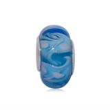 Vnistar aqua blue european glass beads PGB355 PGB355 VNISTAR Alloy European Beads