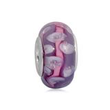 Vnistar light purple european glass beads PGB397 PGB397 VNISTAR Copper Core Glass Beads