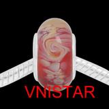 Vnistar red copper core gold glass beads PGB415 PGB415 VNISTAR Metal Charms
