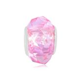 Vnistar Copper core light pink faceted glass beads PGB510-2 PGB510-2 VNISTAR Copper Core Glass Beads