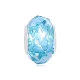 Vnistar Copper core aqua blue faceted glass beads PGB510-6 PGB510-6 VNISTAR Copper Core Glass Beads