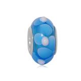 Vnistar blue glass european beads PGB552 PGB552 VNISTAR Copper Core Glass Beads