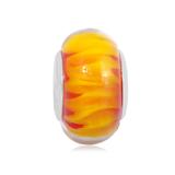 Vnistar Copper core orange glass beads PGB560 PGB560 VNISTAR Alloy European Beads