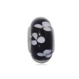 Vnistar black copper core glass beads PGB574 PGB574 VNISTAR Alloy European Beads