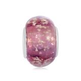 Vnistar Copper core purple glass beads PBD584-7 PGB584-7 VNISTAR Alloy European Beads