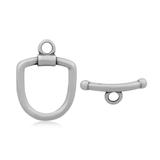 Steel OT Toggle Clasp PJ009-1 VNISTAR Jewellery