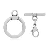 Steel OT Toggle Clasp PJ010-2 VNISTAR Jewellery