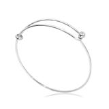 1.5mm Steel DIY Bangle,Two Tone PJ026 VNISTAR DIY Bangles For Charms