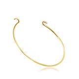 Steel DIY Bangle,Gold Plated PJ027-2 VNISTAR Stainless Steel Bangles