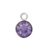 Steel Birthstone Charm,7mm PJ029-11 VNISTAR Stainless Steel Accessories