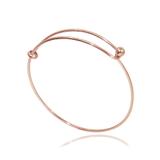 Rose Gold Plated Bangle PJ034 VNISTAR Stainless Steel Bangles